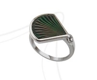 Кольцо из серебра с камнем Перламутр фото, цены