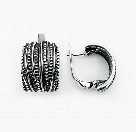 Серьги из серебра без вставок фото, цены