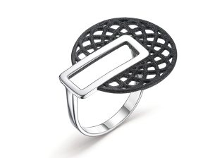 Кольцо из серебра с камнем вставками эмали фото, цены