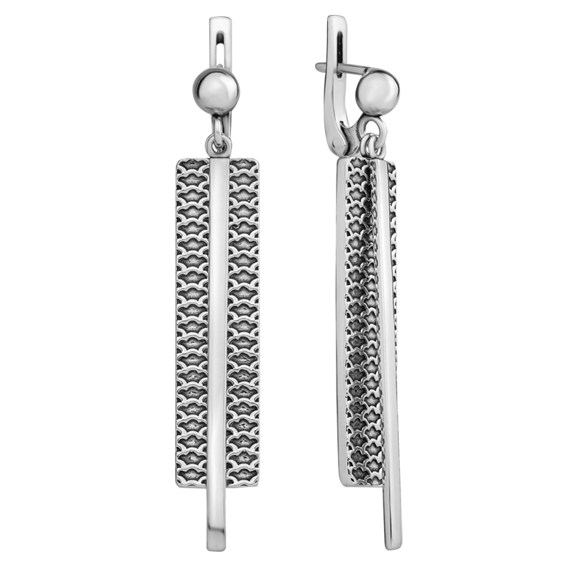 Серьги из серебра фото, цены