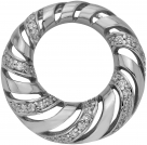 Кулон из серебра с камнем Циркон фото, цены