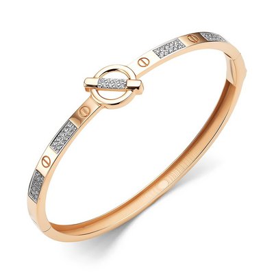 Браслет из золота с камнем Фианит фото, цены