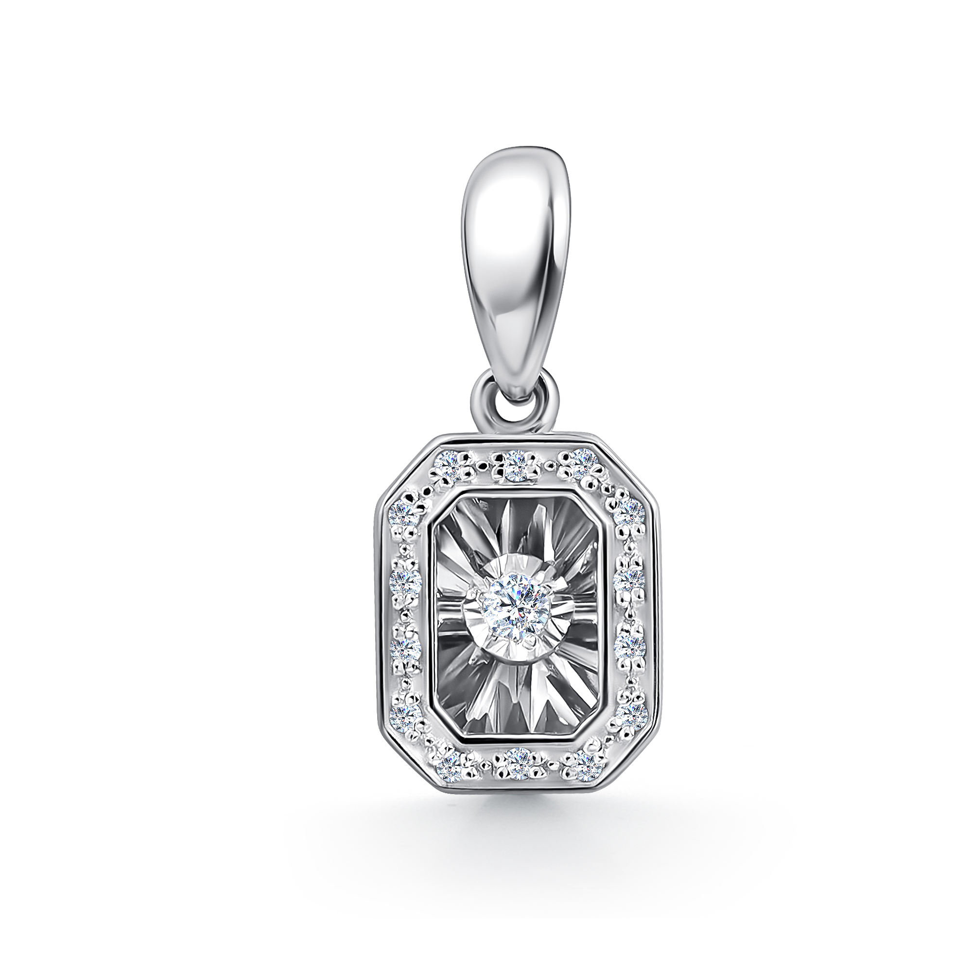 Подвеска из золота с камнем Бриллиант,  фото, цены