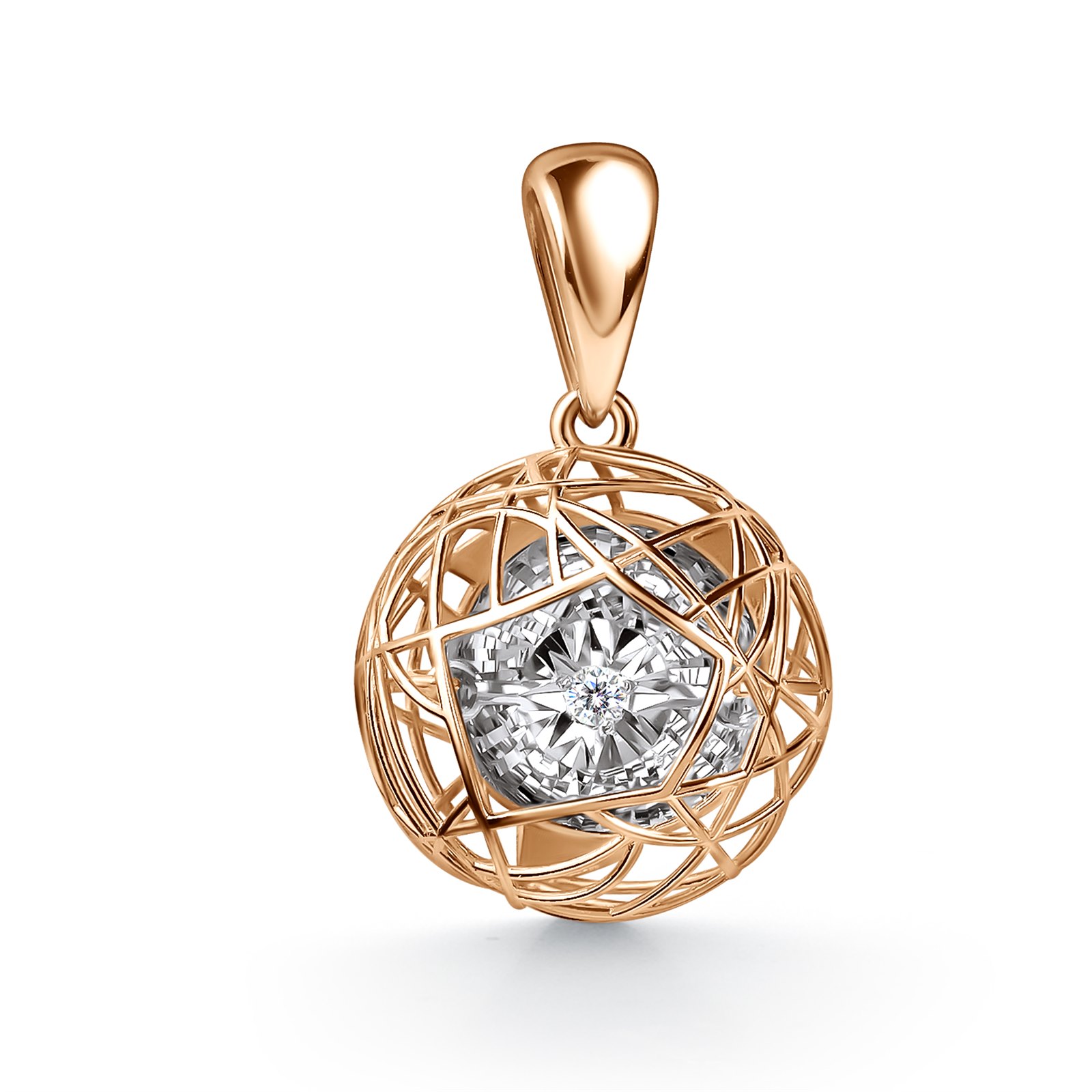 Подвеска из золота с камнем  фото, цены