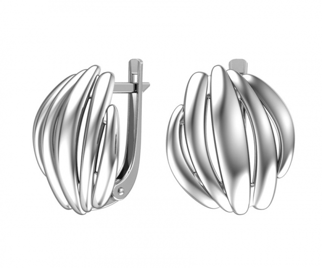 Серьги из серебра фото, цены