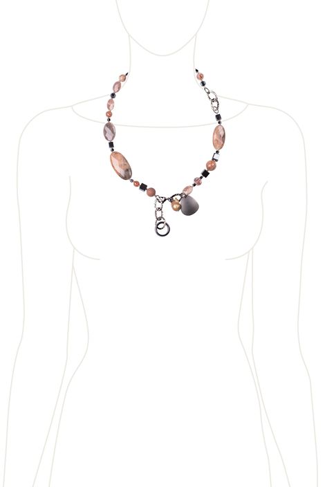 Колье (не учитывать вес) с камнем Кварц, Перламутр, Стекло фото, цены