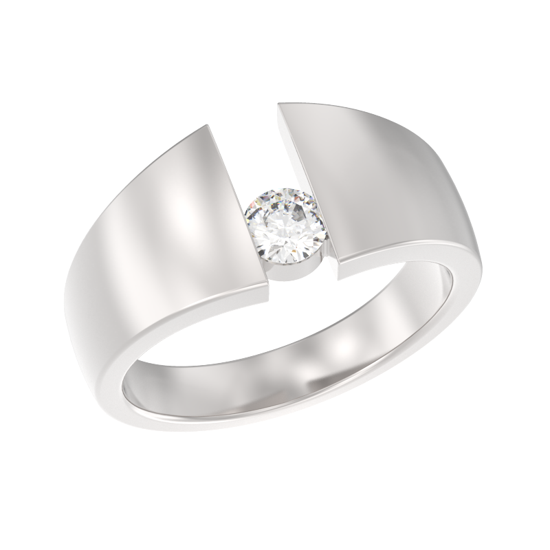 Кольцо из серебра с камнем Фианит фото, цены