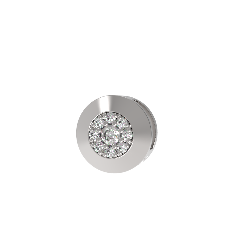 Кулон из золота с камнем Бриллиант фото, цены