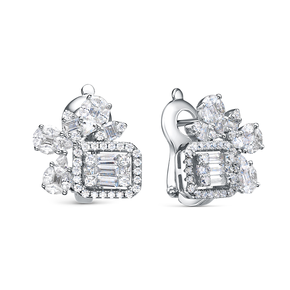 Кольцо из серебра с камнем Циркон фото, цены