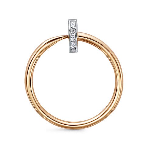 Подвеска из золота с камнем Фианит фото, цены