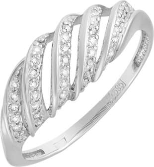 Кольцо из золота с камнем Бриллиант фото, цены