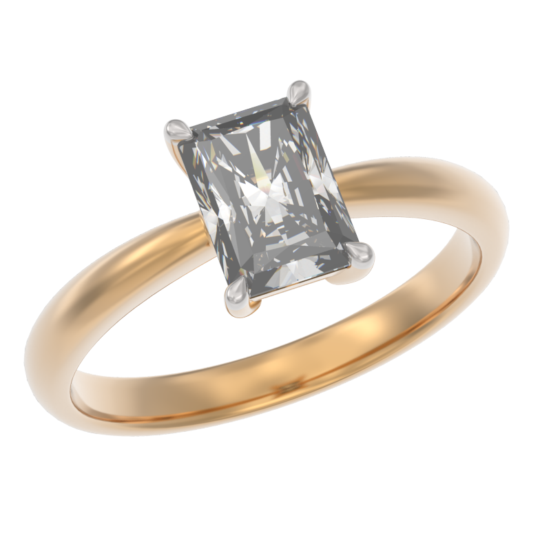 Кольцо из золота с камнем Фианит фото, цены