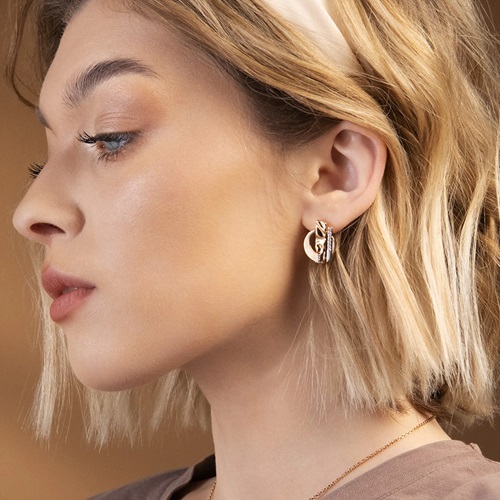 Серьги из золота с камнем Топаз фото, цены