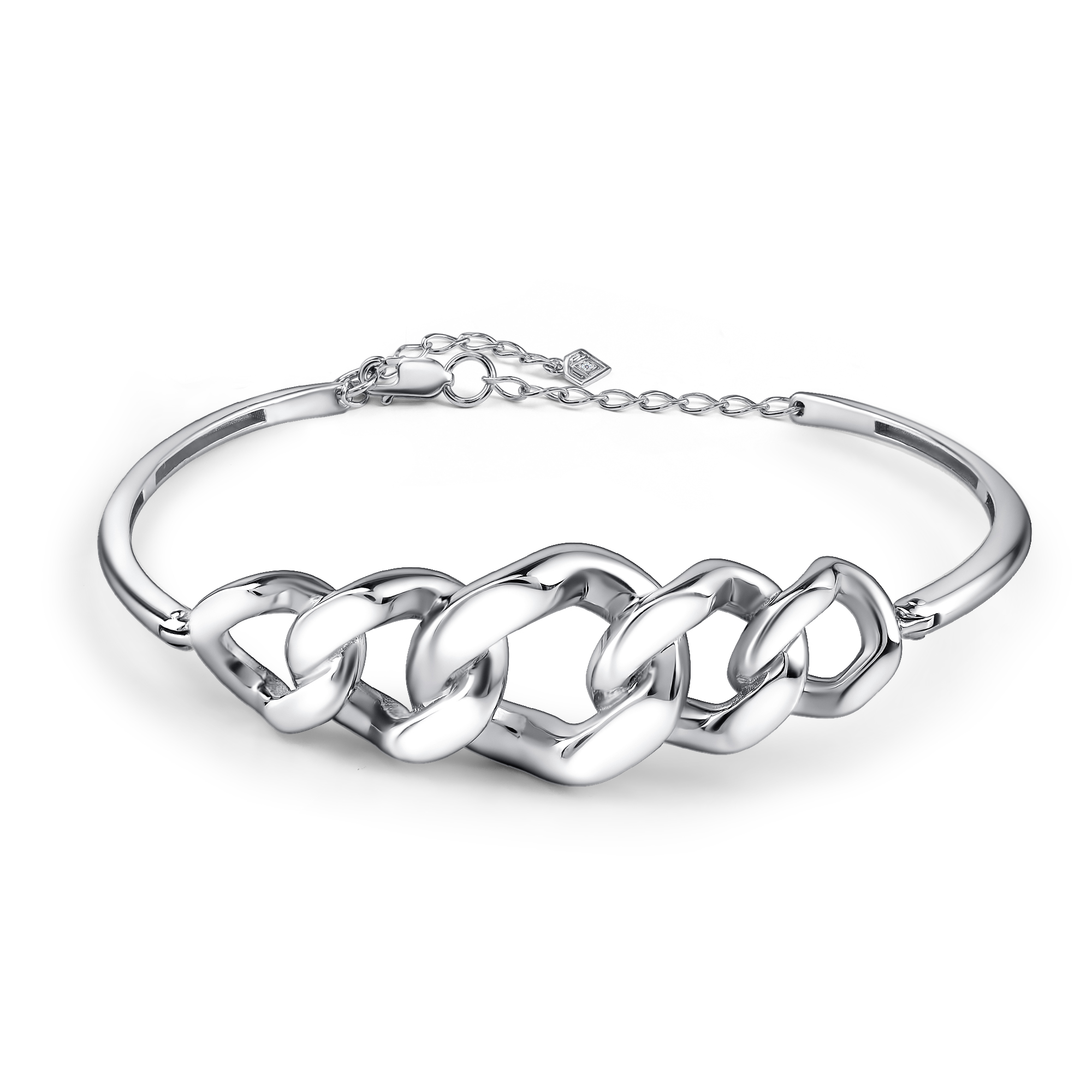 Браслет из серебра с камнем Фианит фото, цены