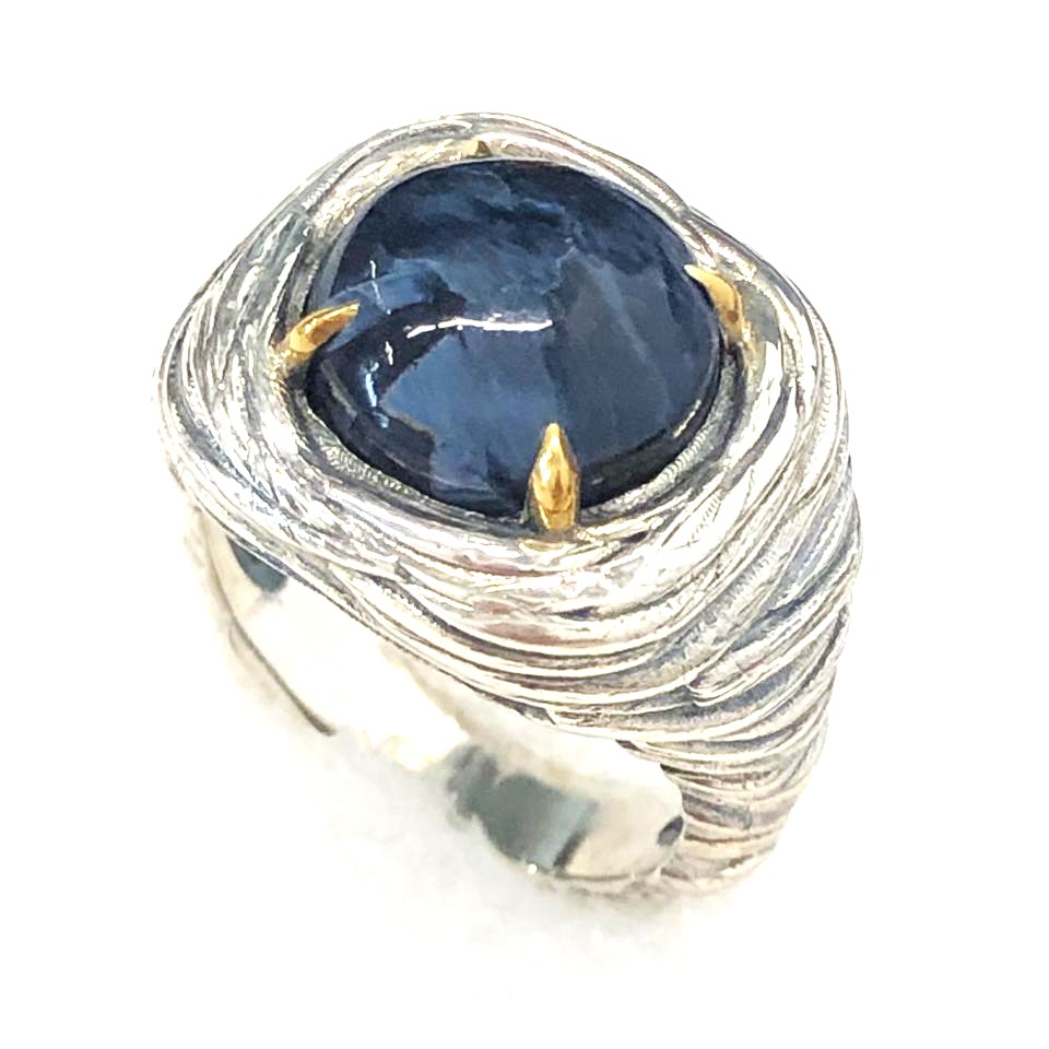 Кольцо из серебра с камнем  фото, цены