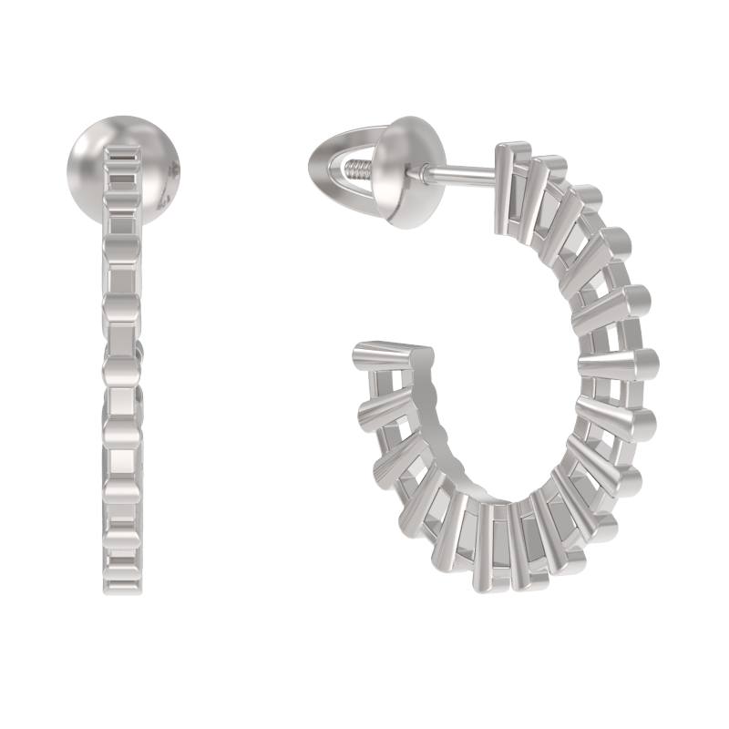 Пуссеты из серебра фото, цены