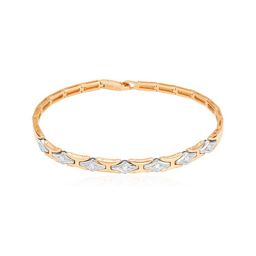 Браслет из золота с камнем Бриллиант фото, цены