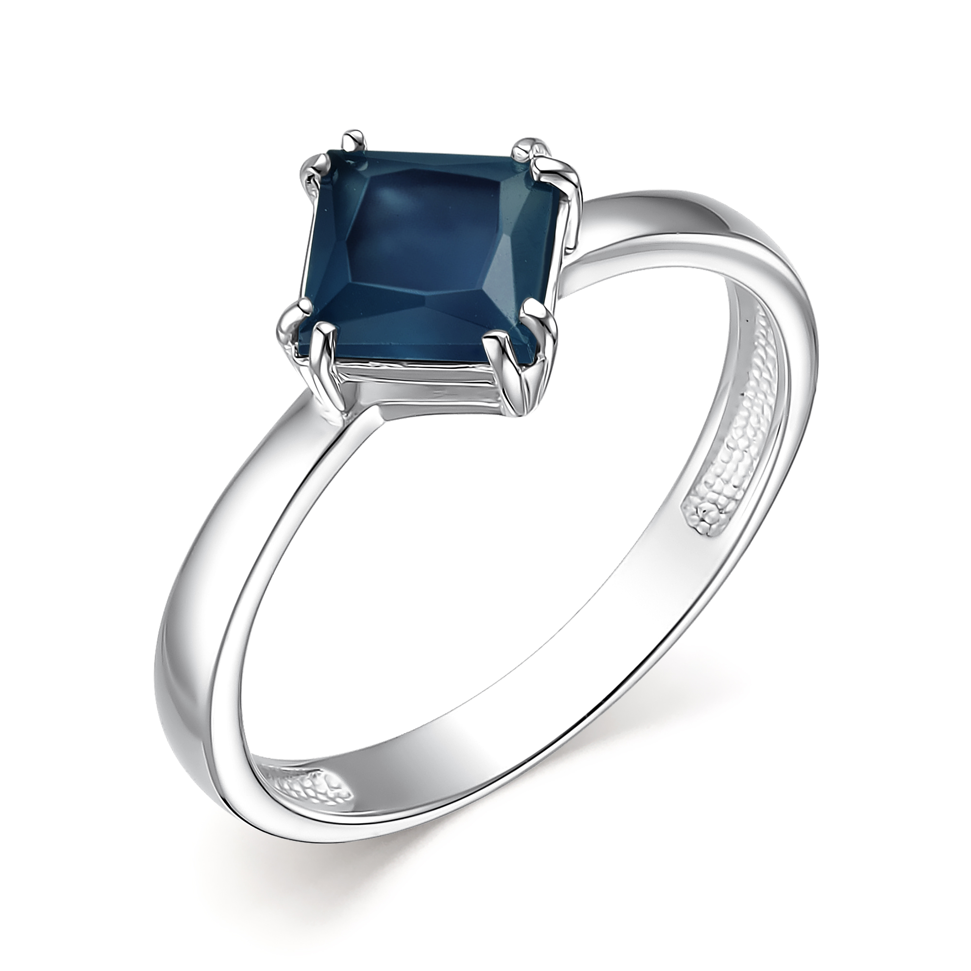 Кольцо из серебра с камнем Наноситал фото, цены