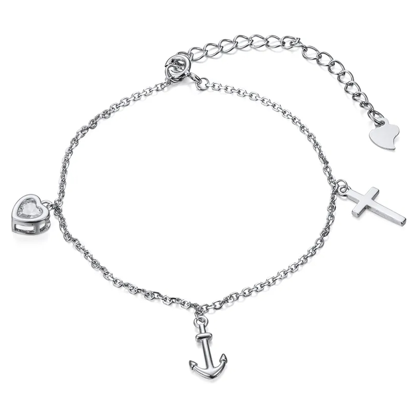 Браслет из серебра с камнем Циркон фото, цены