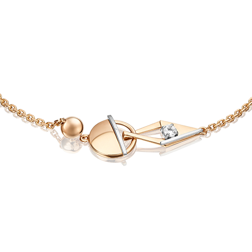 Браслет из золота с камнем Топаз фото, цены