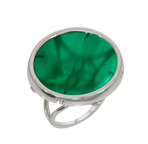 Кольцо из серебра с камнем Перламутр фото, цены