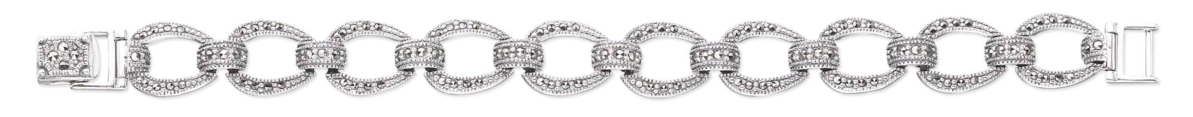 Браслет из серебра с камнем Марказит фото, цены