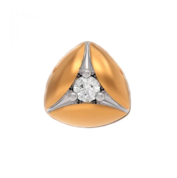 Кулон из золота с камнем Бриллиант фото, цены