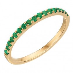 Кольцо из золота с камнем Изумруд фото, цены