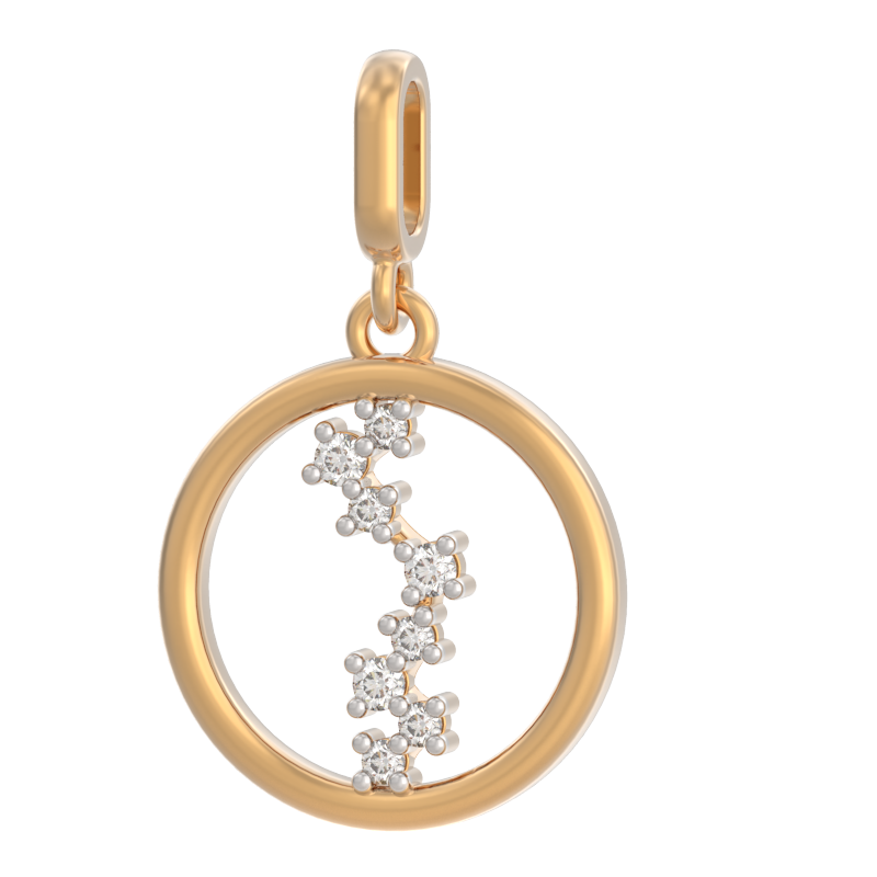 Подвеска из золота с камнем Фианит фото, цены