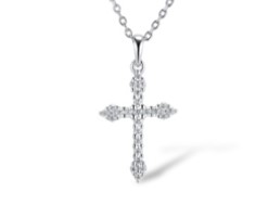 Подвеска из серебра с камнем Фианит фото, цены