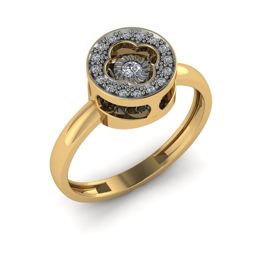 Кольцо из золота с камнем Бриллиант,  фото, цены