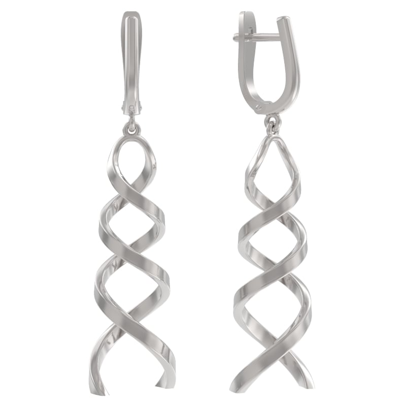 Серьги из серебра фото, цены