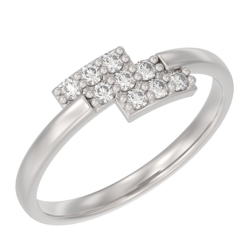 Кольцо из серебра с камнем Фианит фото, цены