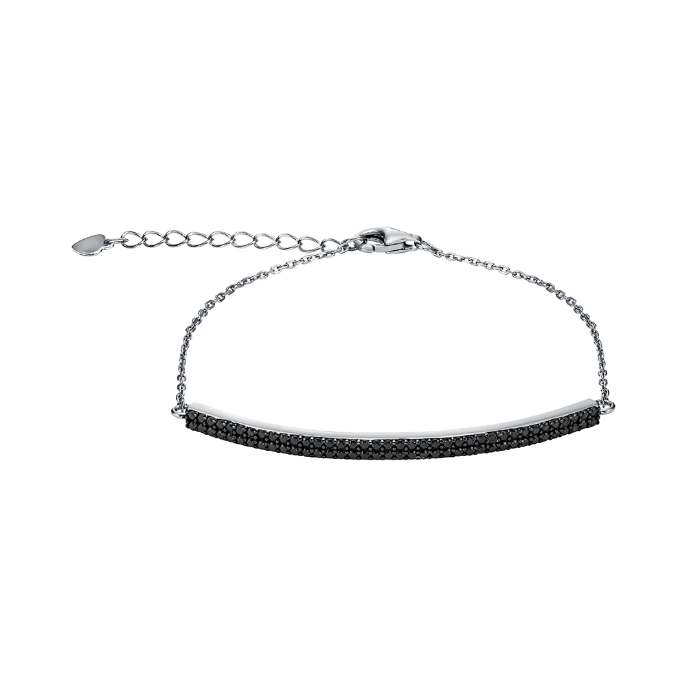 Браслет из серебра с камнем Шпинель фото, цены