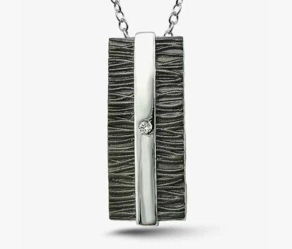 Подвеска из серебра с камнем Топаз фото, цены