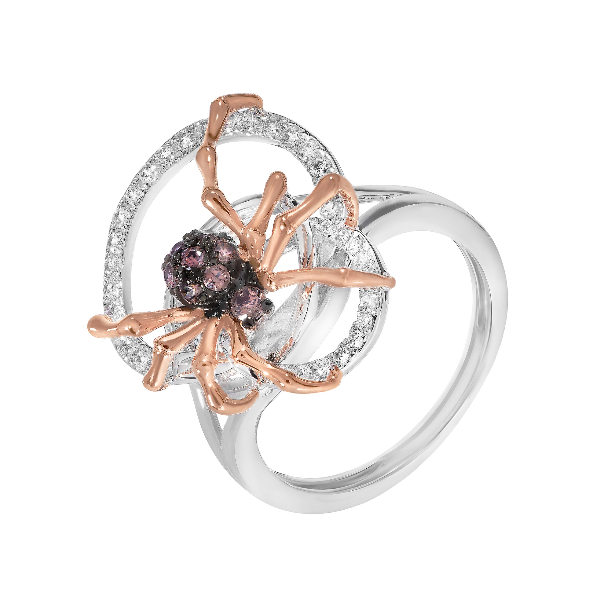 Кольцо из серебра с камнем Фианит фото, цены