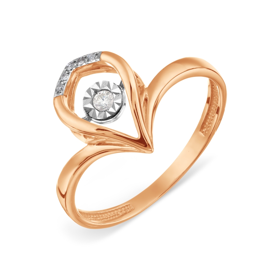 Кольцо из золота с камнем Бриллиант,  фото, цены