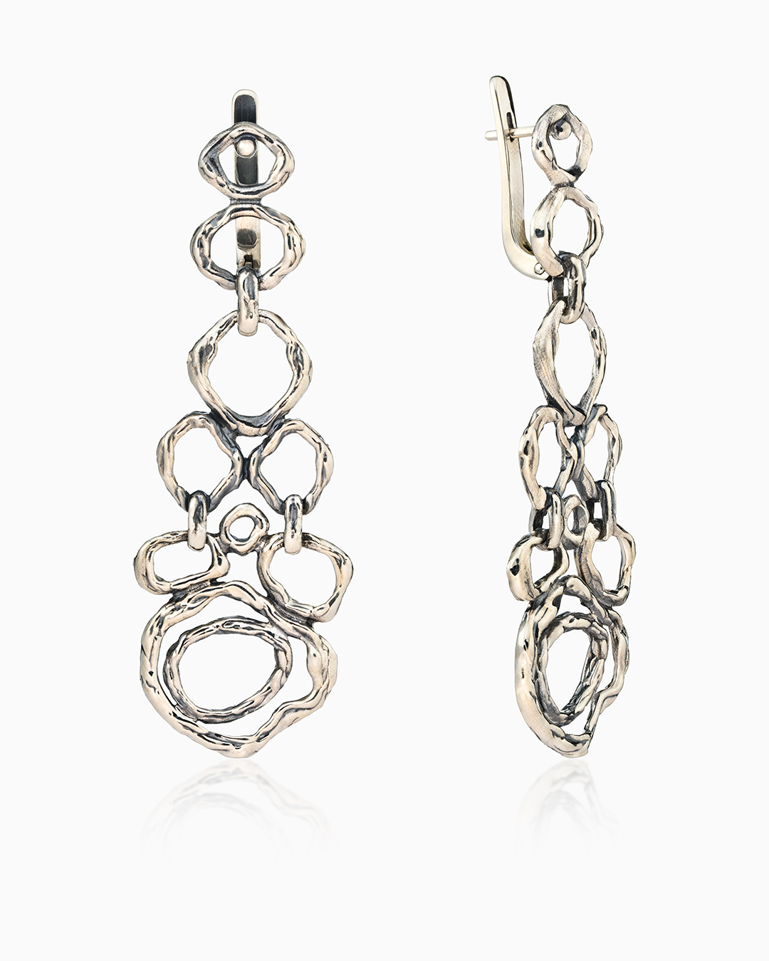 Серьги из серебра фото, цены