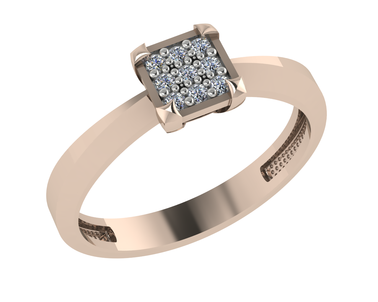 Пуссеты из золота с камнем Фианит фото, цены