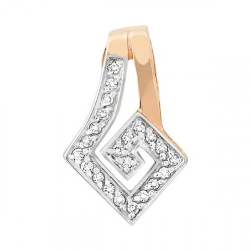 Подвеска из золота с камнем Бриллиант фото, цены