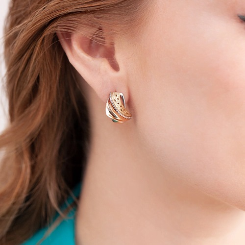 Серьги из золота без вставок фото, цены