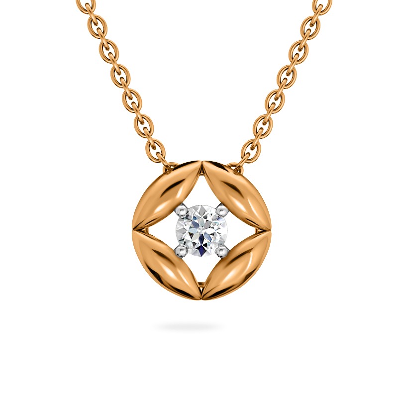 Подвеска из золота с камнем Фианит фото, цены