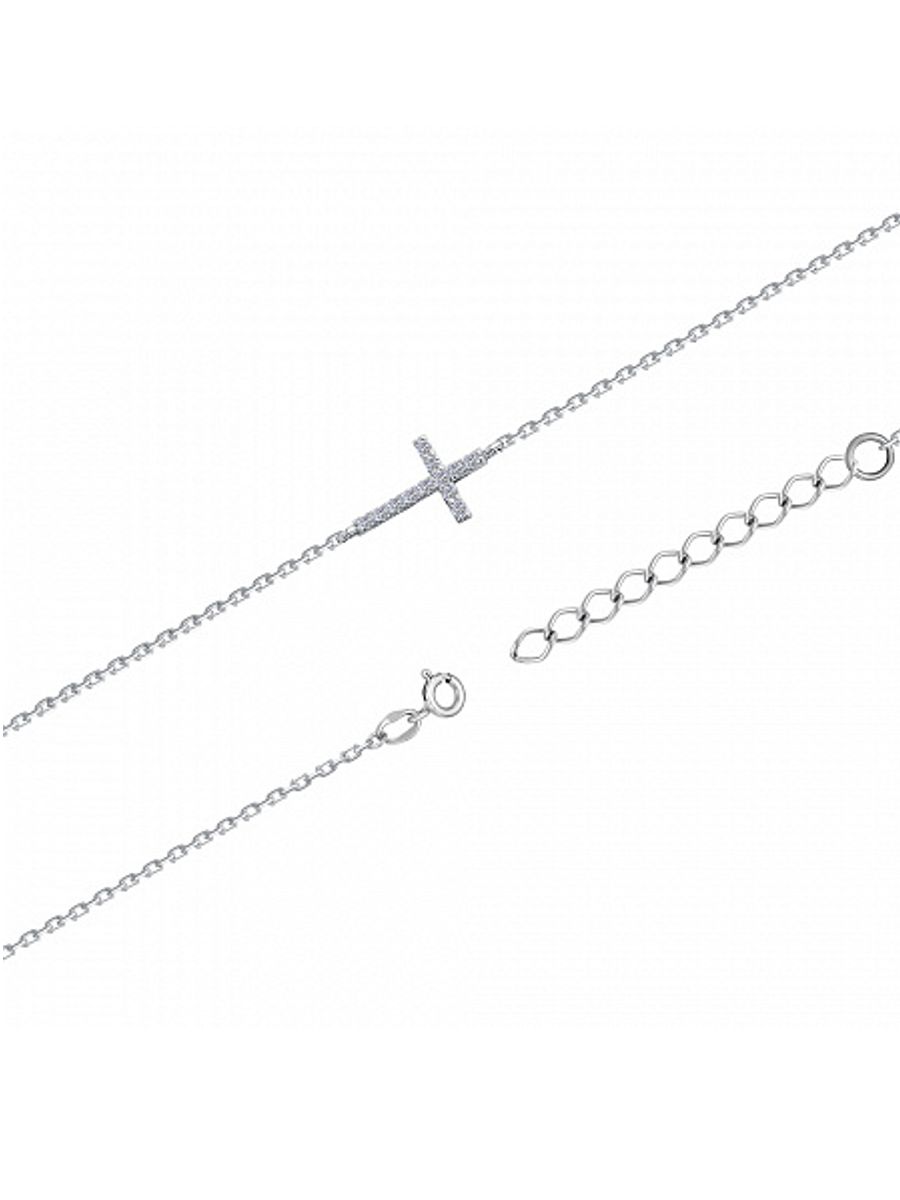 Браслет из серебра с камнем Фианит фото, цены