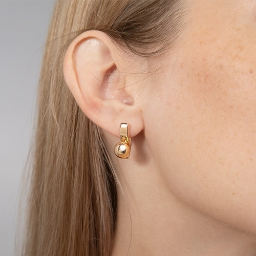 Серьги из золота без вставок фото, цены