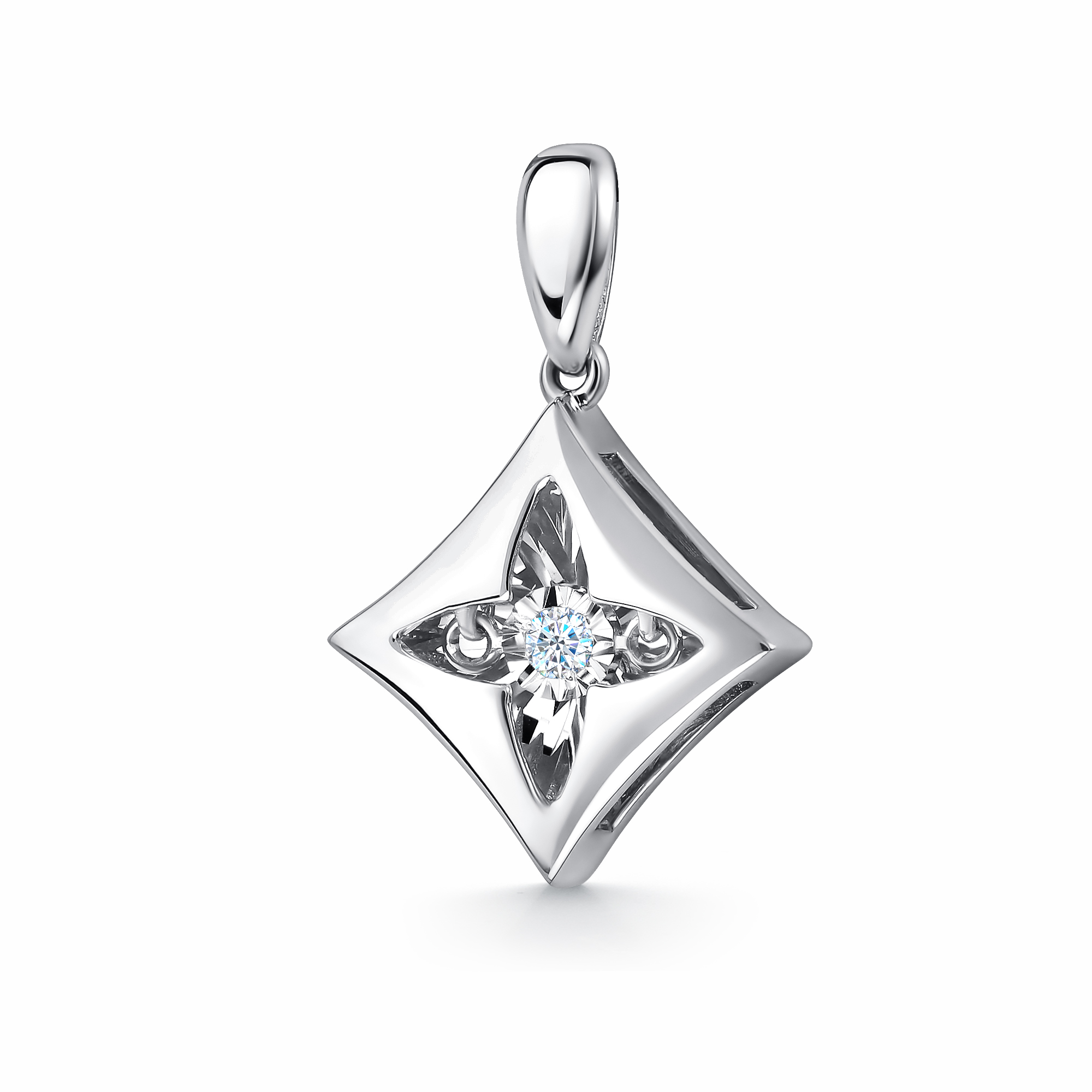 Подвеска из золота с камнем  фото, цены