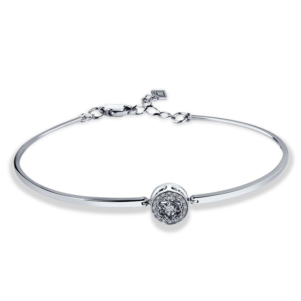 Браслет из золота с камнем Бриллиант,  фото, цены