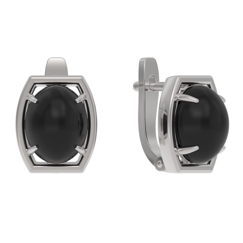 Серьги из серебра с камнем Бирюза с. фото, цены