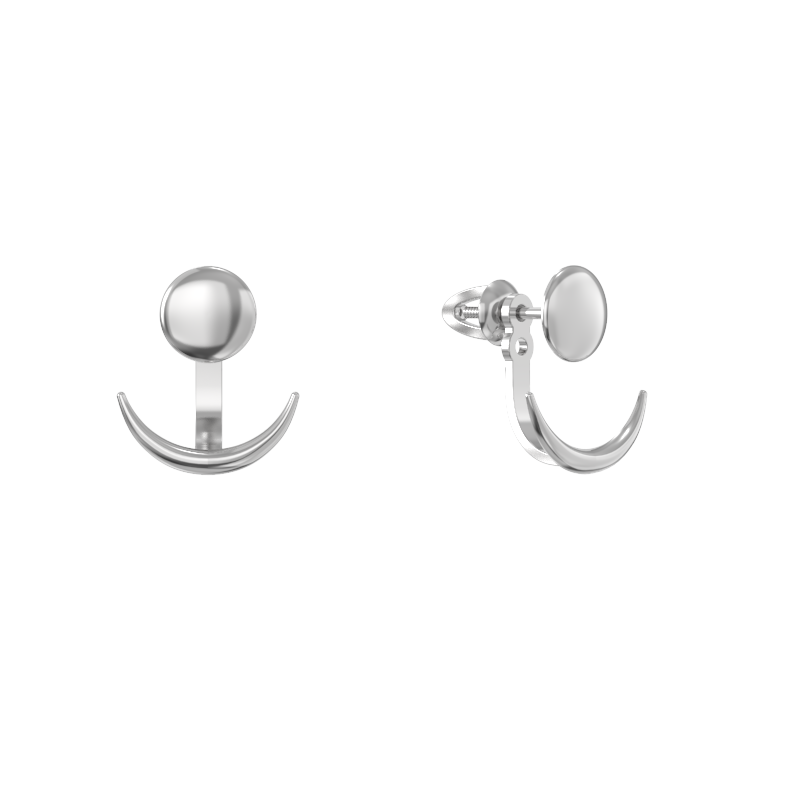 Пуссеты из серебра фото, цены