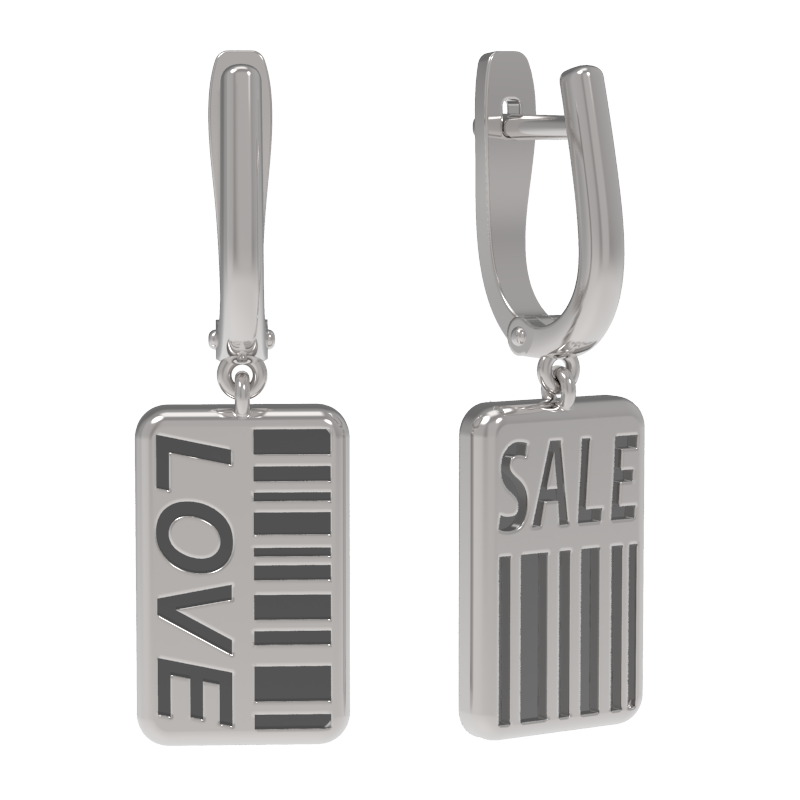 Серьги из серебра без вставок фото, цены