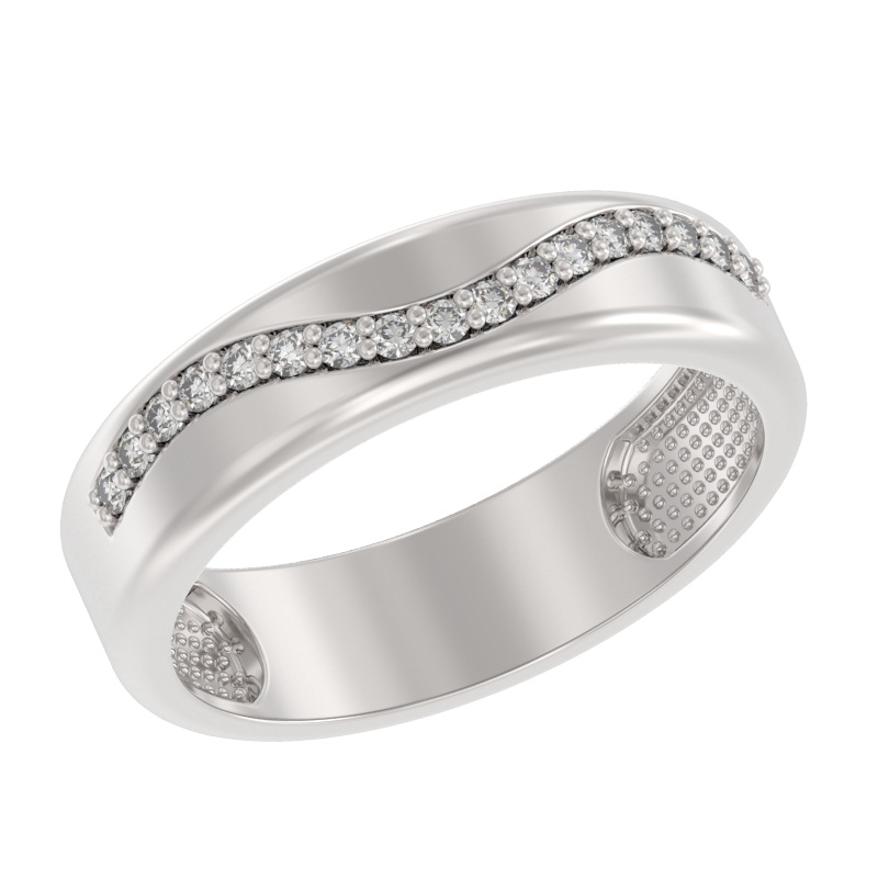 Кольцо из серебра с камнем Фианит фото, цены